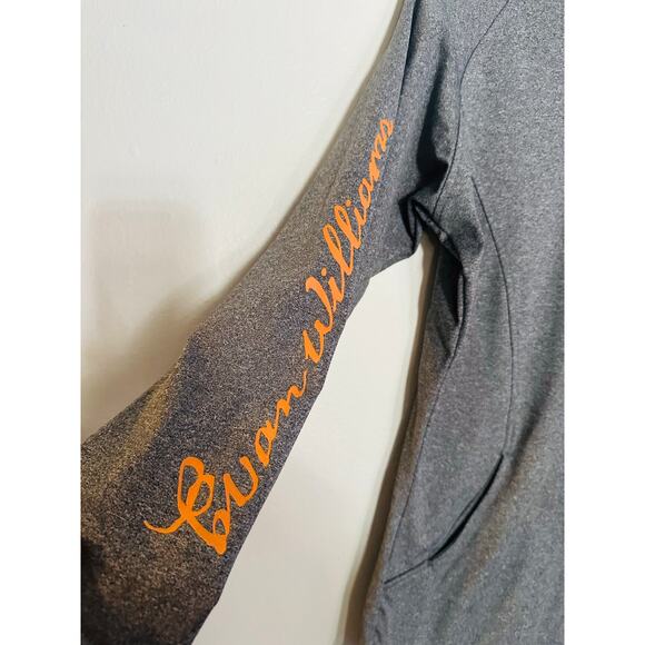 SPORT TEK Gray Dri-Fit 1/4 Zip Up Long Sleeve Pullover Evan Williams Jacket M - Picture 10 of 12